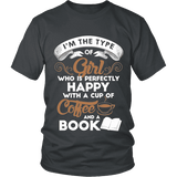 Books and Coffee Unisex T-shirt - Gifts For Reading Addicts
