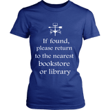 If found return to bookstore - Gifts For Reading Addicts