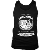 I dont have insomnia I'm suffering from Librocubicularism, Mens Tank Top - Gifts For Reading Addicts
