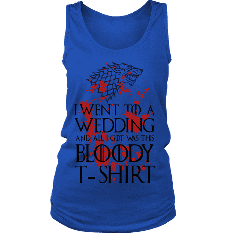 Game of Thrones Bloody T-shirt Womens Tank - Gifts For Reading Addicts