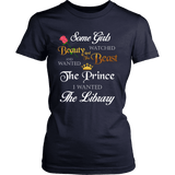 Beauty And The Beast Fitted T-shirt - Gifts For Reading Addicts