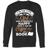 Books and Coffee Sweatshirt - Gifts For Reading Addicts