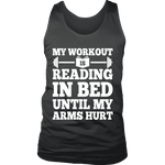 My Workout Is Reading In Bed Mens Tank Top - Gifts For Reading Addicts