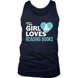 This girl loves reading books Mens Tank - Gifts For Reading Addicts