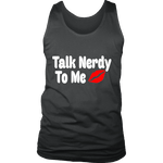 Talk Nerdy To Me Mens Tank Top - Gifts For Reading Addicts