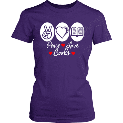 Peace Love Books - Gifts For Reading Addicts