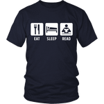 Eat, Sleep, Read Unisex T-shirt - Gifts For Reading Addicts