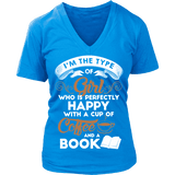 Books and Coffee V-neck - Gifts For Reading Addicts