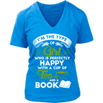 Tea & Books - V-neck - Gifts For Reading Addicts