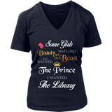 Beauty And The Beast V-neck - Gifts For Reading Addicts