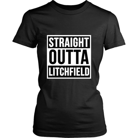 Straight Outta Litchfield Tees - Gifts For Reading Addicts