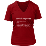 "Book hangover" V-neck Tshirt - Gifts For Reading Addicts