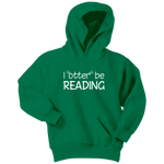 "I otter be reading"YOUTH HOODIE - Gifts For Reading Addicts