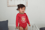 "Party Hard"Long Sleeve Baby Bodysuit - Gifts For Reading Addicts