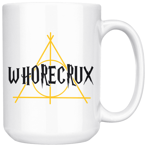 "Whorecrux"15oz White Mug - Gifts For Reading Addicts