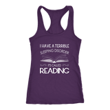 "Sleeping disorder" Women's Tank Top - Gifts For Reading Addicts