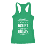 "When in doubt" Women's Tank Top - Gifts For Reading Addicts