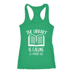 "The library" Women's Tank Top - Gifts For Reading Addicts