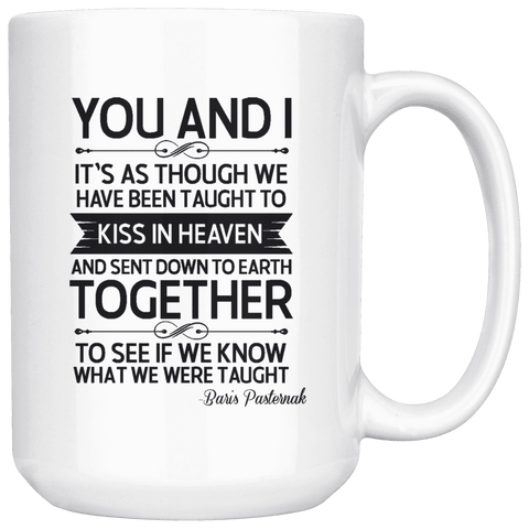 "You and i"15oz white mug - Gifts For Reading Addicts