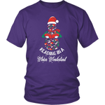 "Reading in a winter wonderland" Unisex T-Shirt - Gifts For Reading Addicts