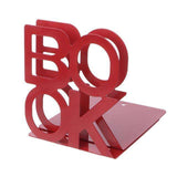 ‘BOOK’ Metal Bookends - Gifts For Reading Addicts