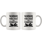 "Women who read"11oz white mug - Gifts For Reading Addicts