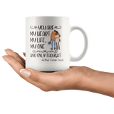 "My heart my life"11oz white mug - Gifts For Reading Addicts
