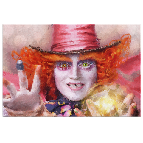 Alice In Wonderland Mad Hat Art Piece - Gifts For Reading Addicts