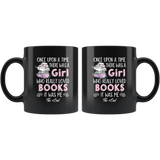 "Once Upon A Time"11oz Black Mug - Gifts For Reading Addicts