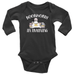 "Bookworm In Training"Long Sleeve Baby Bodysuit - Gifts For Reading Addicts