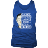 Ruth Bader "A Girl With A Book" Men's Tank Top - Gifts For Reading Addicts