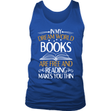 "In My Dream World" Men's Tank Top - Gifts For Reading Addicts