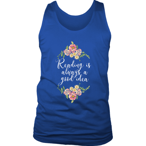 "Reading" Men's Tank Top - Gifts For Reading Addicts