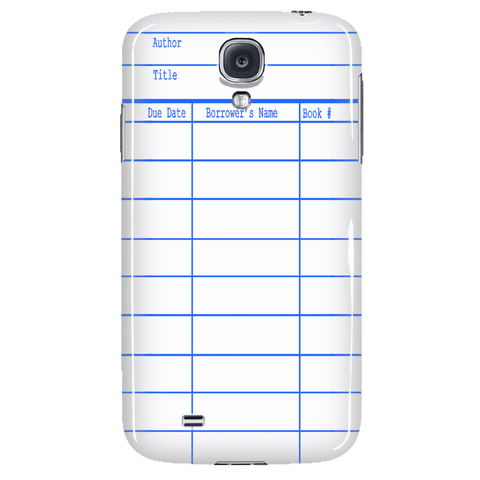 Library Card Phone Case White - Gifts For Reading Addicts